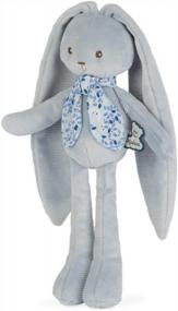img 2 attached to Blue Kaloo Lapinoo Corduroy Rabbit - My First Friend - 10" Tall, Machine Washable In Gift Box - Ideal For Ages 0+ - K969939