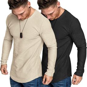 img 4 attached to 💪 COOFANDY Men's Active Muscle Workout Athletic Sleeves - Excellent Fitness Clothing