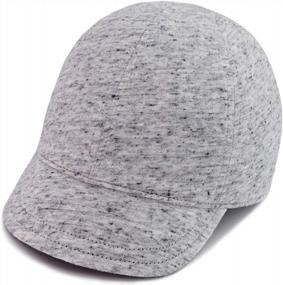 img 4 attached to Keepersheep Baby Reversible Baseball Cap Infant Sun Hat, Shell Embroidery Cotton