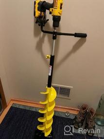 img 5 attached to Nordic Legend E-Drill Nylon Ice Auger Combo And Universal Adapter With 14” Extension (8-In)