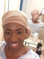 img 1 attached to Stylish And Comfortable Head Wraps For Women Of Color: Harewom'S 3-Piece Turban Headwrap Set review by Johnny Weber
