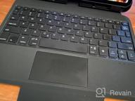 картинка 1 прикреплена к отзыву Rose Gold Touchpad Keyboard Case For IPad Pro 12.9 2020/2018 - Wireless Smart Magic Backlit Trackpad Keyboard от Charles Notti