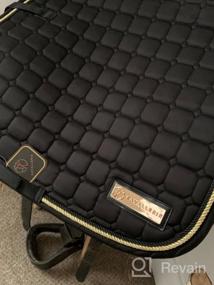 img 6 attached to Вальтрап из дышащей сетки English Saddle Pad со стеганой противоскользящей набивкой для максимального комфорта и циркуляции воздуха от Kavallerie