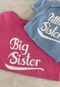 img 7 attached to Big Sister Little Brother Matching Outfit Shirts Toddler Baby Newborn Set
