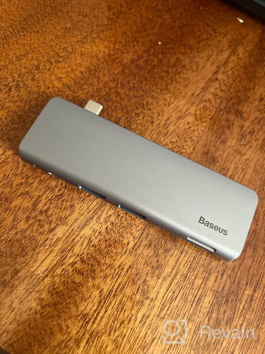 img 3 attached to 🎵 Baseus Harmonica USB Hub Connectors 5-Pack in Dark Gray review by Somsak Boonsri ᠌