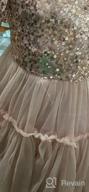 img 1 attached to NNJXD Girls' Tulle Flower Princess Wedding Dress For Toddler And Baby Girl review by Brenda Thompson