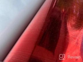 img 5 attached to DIYAH глянцевая красная хромированная зеркальная автомобильная виниловая наклейка с воздушным выпуском без пузырьков против морщин (12 "X 60 ") 1FT X 5FT)