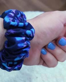 img 8 attached to Upgrade Your Fitbit Versa With TOYOUTHS Patterned Scrunchie Bands - Elastic, Stylish & Comfortable!