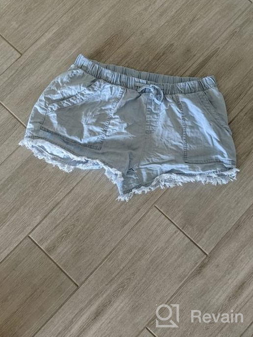 img 1 attached to Women'S Summer Shorts - Comfy Drawstring Elastic Waist With Pockets - QACOHU Casual review by Shane Loredo