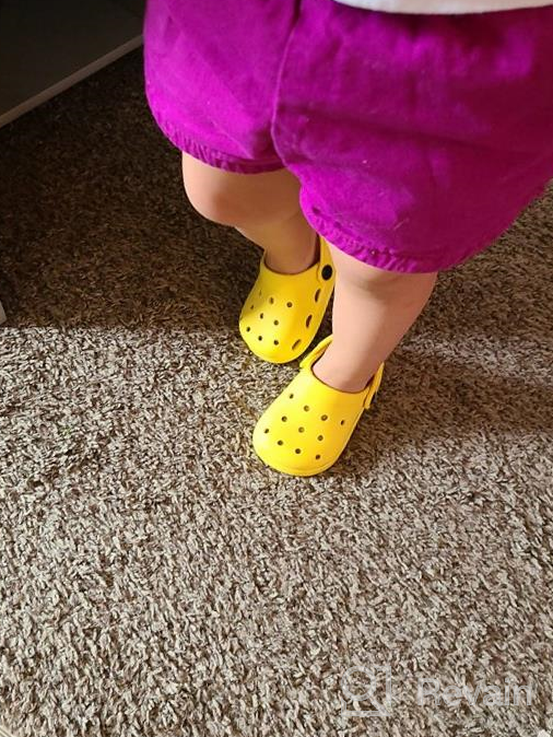 img 1 attached to 👟 DRSLPAR Kids Clogs Garden Shoes - Stylish Slip-on Water Shoes for Boys and Girls review by Gerson Lagerquist