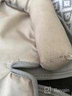 img 1 attached to KAKIBLIN Soft Neck Support Cushion Pillow For Car Seat, Pushchair, Baby Carrier - Grey review by Julie Uhl