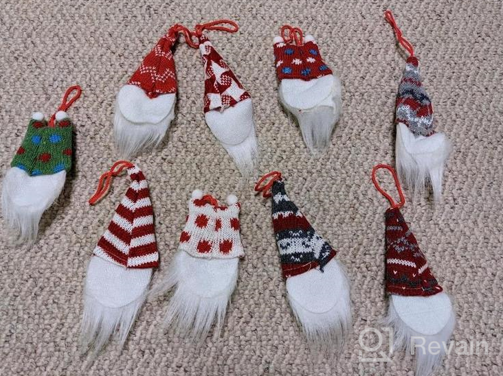 img 1 attached to Add Festive Fun To Your Tree With YZHI Handmade Gnome Christmas Ornaments - Perfect As Gifts And Decorations For 2021! review by Kevin Stephan