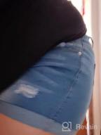 img 1 attached to Get Comfy This Summer With Weigou Women'S Stretchy Denim Shorts review by Maurice Matlock