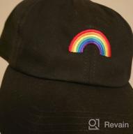 img 1 attached to Unisex Cotton Low Profile Distressed Vintage Baseball Cap Dad Hat By Funky Junque review by Brittany Sanchez