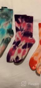 img 6 attached to Lovful Cotton Socks For Women, Funny Cute Crew Socks, Women Tie Dye Novelty Socks 5 Pairs