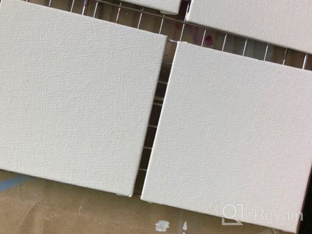 img 1 attached to 11X14 Inch Blank White Cotton Canvas Boards For Oil, Acrylic & Watercolor Paint - Pack Of 12 Artlicious Panels review by Prem Robinson
