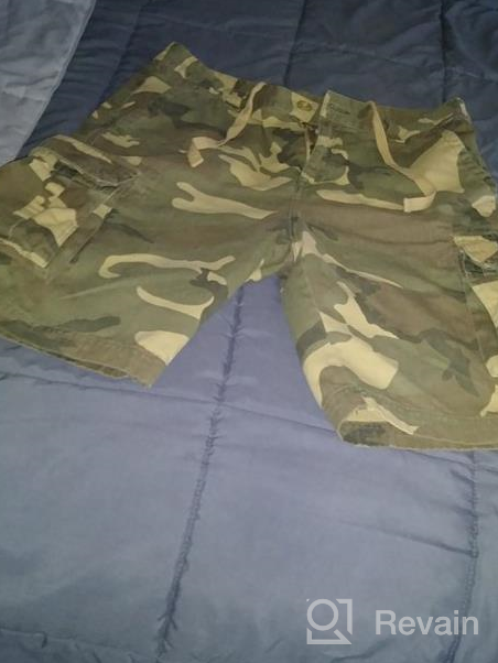 img 1 attached to AKARMY Men'S Casual Camouflage Cargo Shorts With Multi-Pockets And Twill Fabric (Belt Not Included) review by Everette Jean