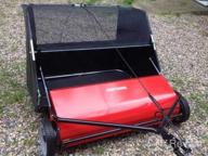 img 1 attached to Craftsman 42-Inch Hi-Speed Tow Lawn Sweeper, CMXGZBF7124266 Width Red review by Wendy Savold