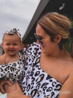 img 1 attached to Mommy And Me Leopard Ruffle One Piece Swimsuit Family Matching Bathing Suit Monokini review by Michael Hawkins
