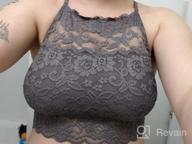 img 1 attached to Mae Women'S High-Neck Lace Bralette (For A-C Cups) review by Tara Rodriguez
