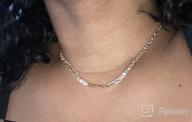 картинка 1 прикреплена к отзыву Gold Necklace for Women - Layered Snake Chain Choker Jewelry by MONOOC от Santiago Serrano