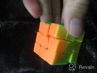 img 1 attached to Compact And Colorful 3X3 Rubik'S Cube Keychain For Speedcubing And Magic Shows - Stickerless And Fast Miniature Cube By CuberSpeed review by Aries Greene