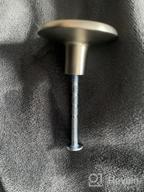 img 1 attached to 5-Piece Goldenwarm Brushed Nickel Cabinet Knobs - LS4008SNB Solid Silver Decor For Dresser Drawers, Bedroom & Bathroom Doors review by Logan Goozmer