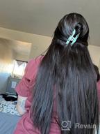 img 1 attached to 👩 20 Inch REECHO Black Brown Hairpiece - Curly Wavy Invisible Wire Extensions with Transparent Headband, Adjustable Size and Secure Removable Clips for Women review by Grant Nordstrom