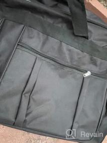 img 6 attached to Колесный сумка большого размера для путешествий, спорта и хранения - 46-дюймовый размер с военным дизайном для мужчин.