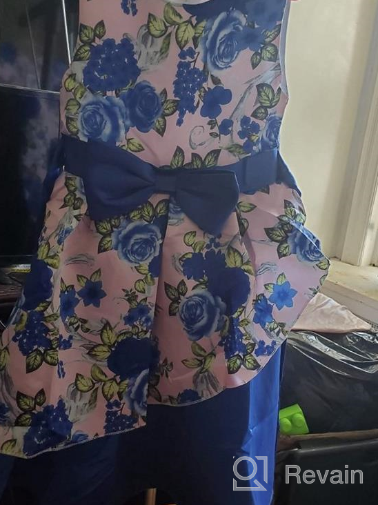 img 1 attached to Adorable Sleeveless Printed Sundress: Stunning Occasion Wear for Toddler Girls review by Sabrina Rodriguez