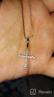 img 1 attached to 🌟 Exquisite TOPGRILLZ 925 Sterling Silver Gold Plated Cross Necklace: A Stunning and Sacred Fashion Accessory for Women review by Jesse Runninger