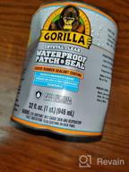 img 1 attached to 32Oz Gorilla White Waterproof Patch & Seal Liquid For Effective Sealing (Single Pack) review by Craig Walters