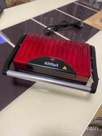 img 1 attached to Sandwich maker Kitfort KT-1609 Panini Maker, red review by Bogusawa Daczkowska ᠌