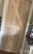 img 1 attached to 32In X 84In Sliding Barn Door Kit With 6Ft Hardware & Handle - Pre-Drilled Solid Spruce Wood Panelled Slab, K-Frame | SMARTSTANDARD review by Jasin Gilstrap