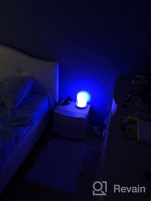 img 2 attached to Night light Xiaomi Bedside Lamp 2 LED, 9 W, armature color: white, shade color: white, version: CN review by Wiktor Prusek ᠌