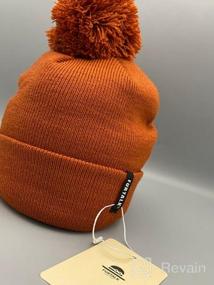 img 7 attached to Зимняя шапка FURTALK для малышей: модная вязаная шапка с помпоном для мальчиков и девочек - двойные слои вязаной шапки для детей.