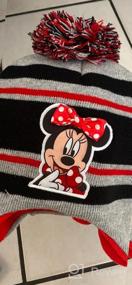 img 5 attached to Disney Minnie Mouse and Vampirina 🎀 Winter Hat and Glove Set for Toddler Girls