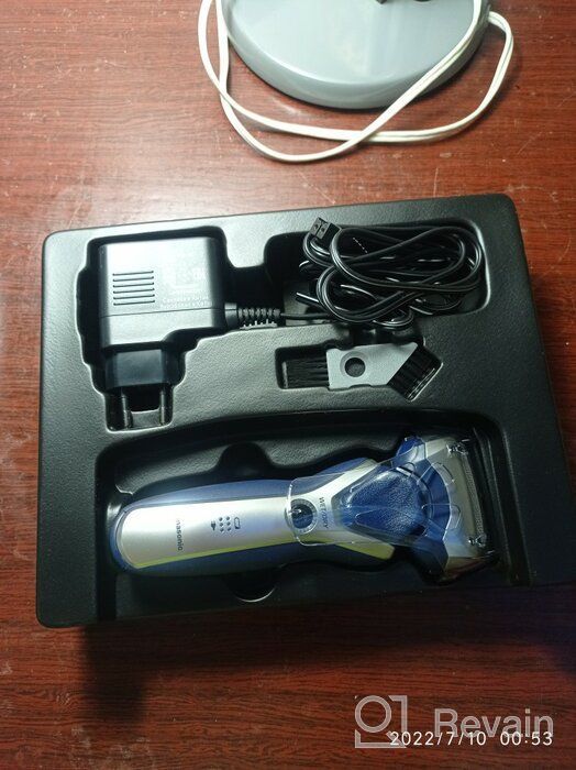 img 2 attached to Panasonic ES-RT37 electric shaver, blue/silver review by Danish Danish ᠌