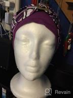 img 1 attached to Women'S Chemotherapy Turban Headwear - Soft, Stylish, And Warm Beanie Hats For Spring And Summer review by Melissa Brown