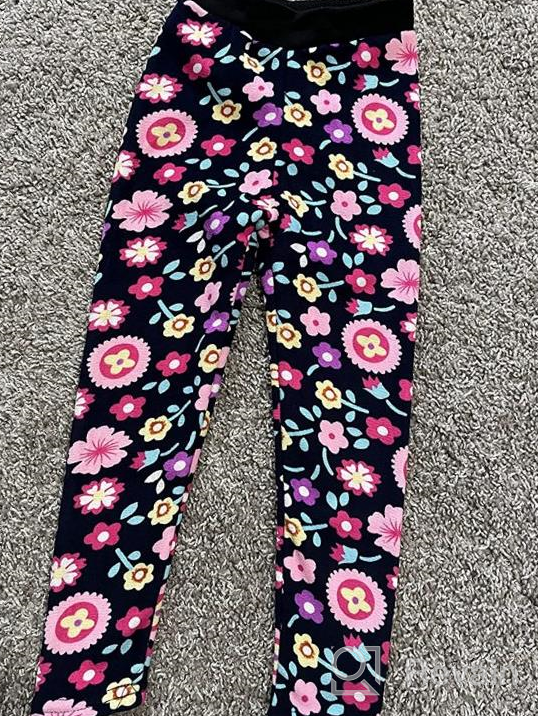 img 1 attached to 👖 Stylish LSPAR Leggings Printing Athletic 12Years Girls' Clothing and Leggings: Perfect Blend of Comfort and Style! review by Jackie Rodriguez