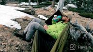 img 1 attached to Lightweight Camping Hammock - Double Or Single Parachute Hammock With Tree Straps For Hiking, Backpacking And Outdoor Adventures By AnorTrek review by Luis Shreibman