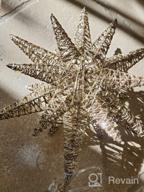 картинка 1 прикреплена к отзыву 🌟 Lewondr Silver Christmas Star Tree Topper with Lights - Battery Powered Bethlehem Star Lighted Xmas Tree Ornament for Indoor Holiday от Rodney Bullock