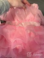 img 1 attached to NNJXD Dress Ruffles Wedding Dresses Girls' Clothing review by Karen Lewis