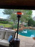 img 1 attached to 46,000 BTU Outdoor Propane Patio Heater W/ Wheels - Amazon Basics Bahama Blue review by James Hardin