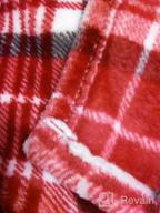 img 1 attached to Ultra Soft Lightweight Plaid Fleece Throw Blanket For Couch - Solaris 50" X 60 review by Shannon Myers