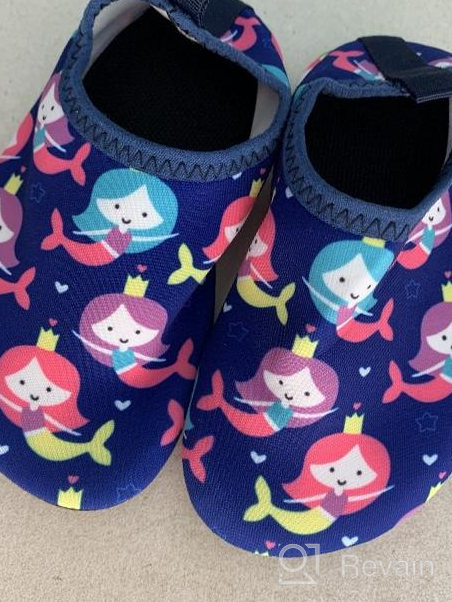 img 1 attached to Stylish and Cute Printed Water Shoes for Toandon Toddler Kids review by Briceston Criss