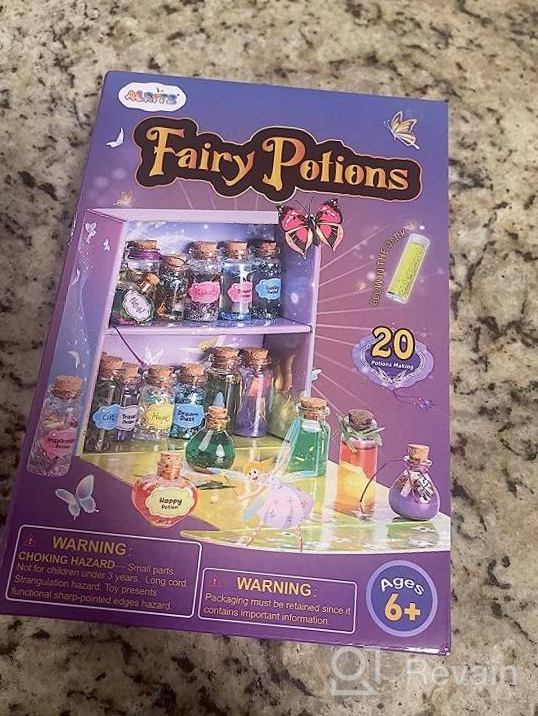 img 1 attached to Alritz Fairy Polyjuic Potion Kits For Kids, DIY 20 Bottles Magic Potions, Creative Crafts Toys For Girls 6 7 8 9 10 review by David Crowder