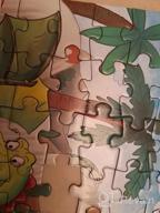 img 1 attached to Dino-Rific Fun: 100 Piece Age Of Dinosaur Jigsaw Puzzles For Kids 4-8 - Educational Toys For Learning And Play! review by Jae Pistono