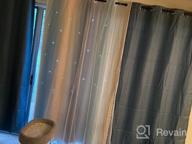 img 1 attached to Beige Linen Blackout Curtains For Bedroom - 100% Room Darkening, Noise Reducing & Thermal Insulated Drapery Panels (52X63 Inches) Home Decor Gifts review by Melvin Balamani