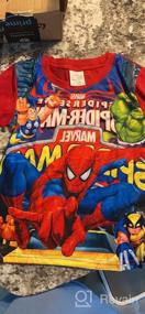 img 3 attached to N'aix Kids' Cotton Pajamas with Cartoon Superhero Print in 2-Piece Set: Cartoon Sleepwear for Little Boys